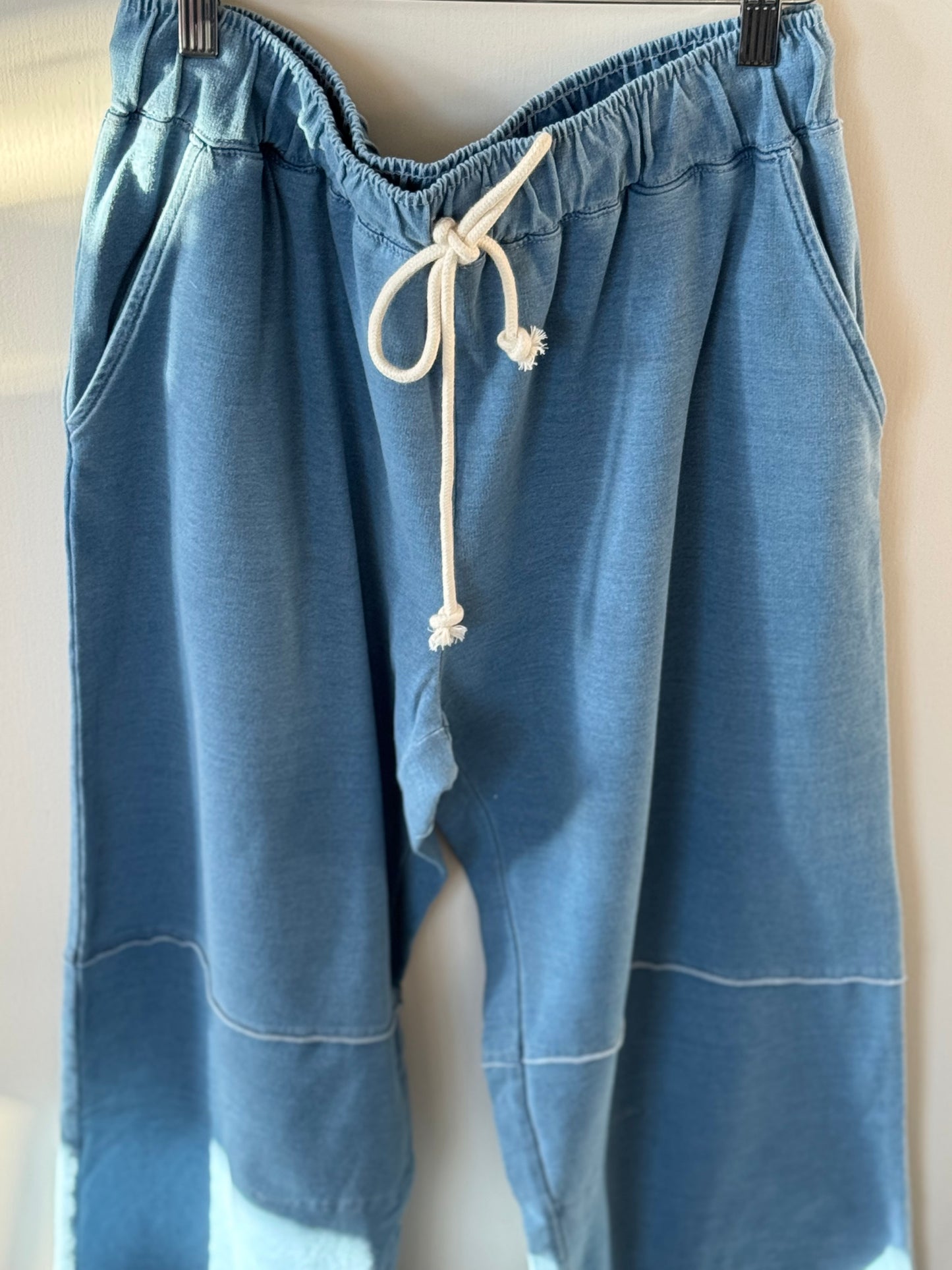 Mono B - Mineral Wash Straight-leg Lounge Pants
