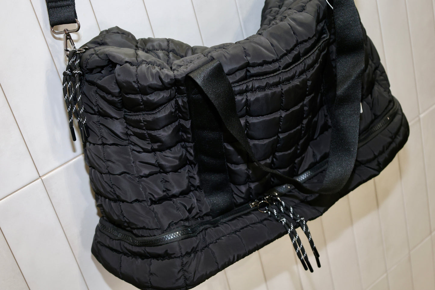 Urban Expressions - Globetrotter Quilted Nylon Puffer Travel Weekender
