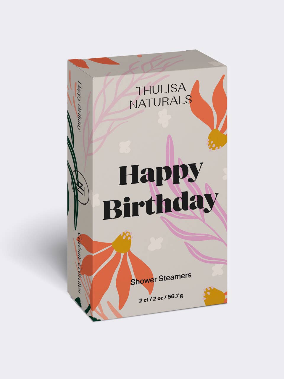 Thulisa Naturals™  | Bath + Body - Shower steamers | Lavender geranium | 2 pack Happy Birthday
