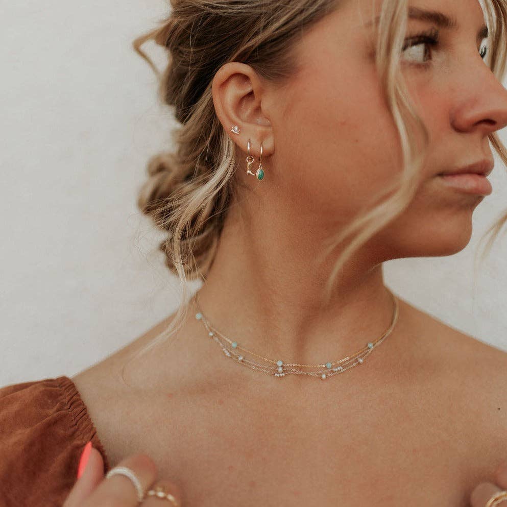 Well Spoken Necklace in Turquoise
