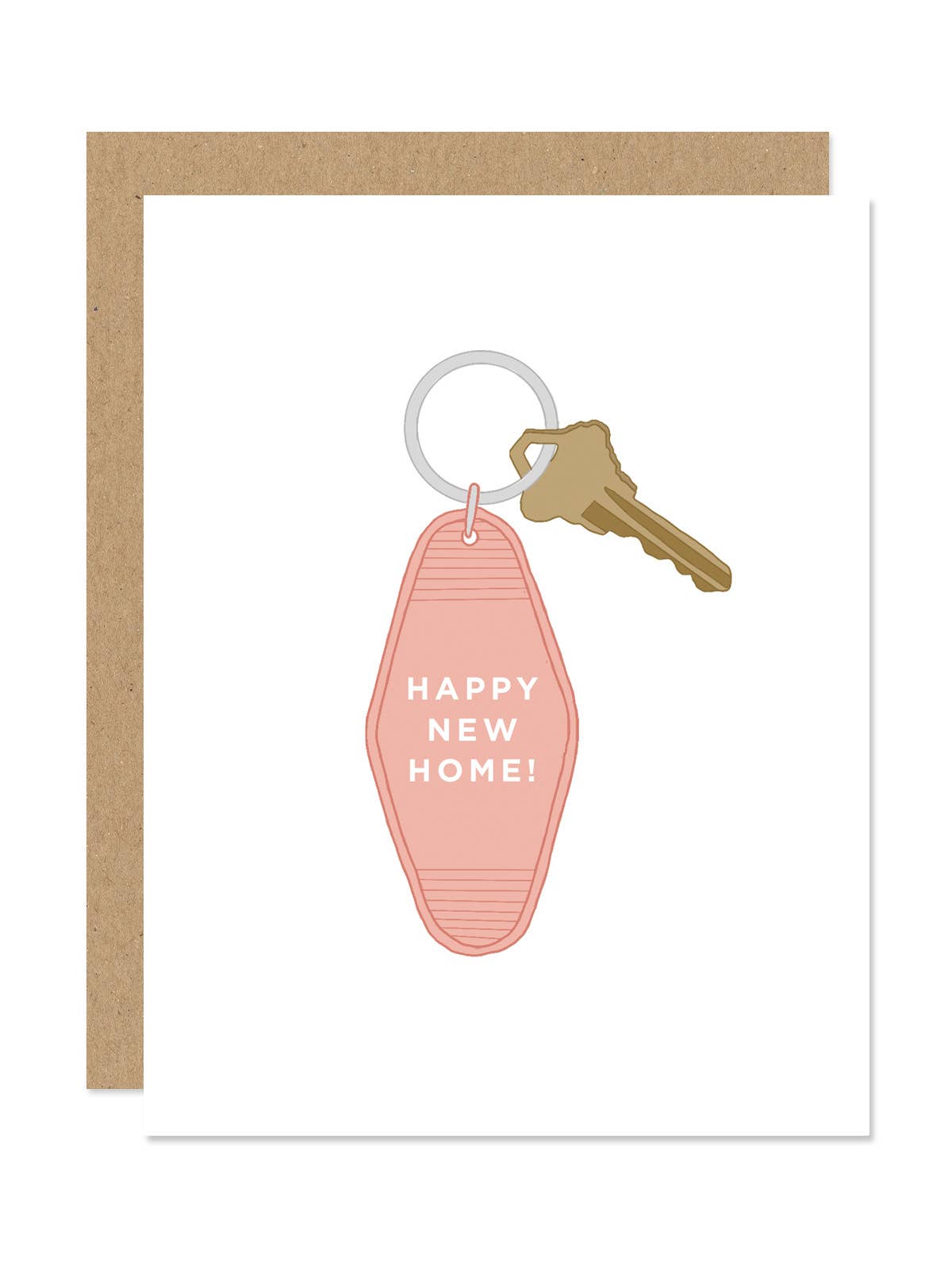Maddon and Co - Motel Keychain Happy New Home Card