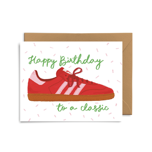 Pink Pigeon Studio - Tennis Shoe Birthday Card