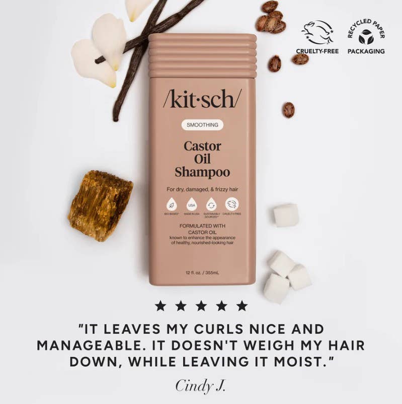 KITSCH - Smoothing Castor Oil Shampoo