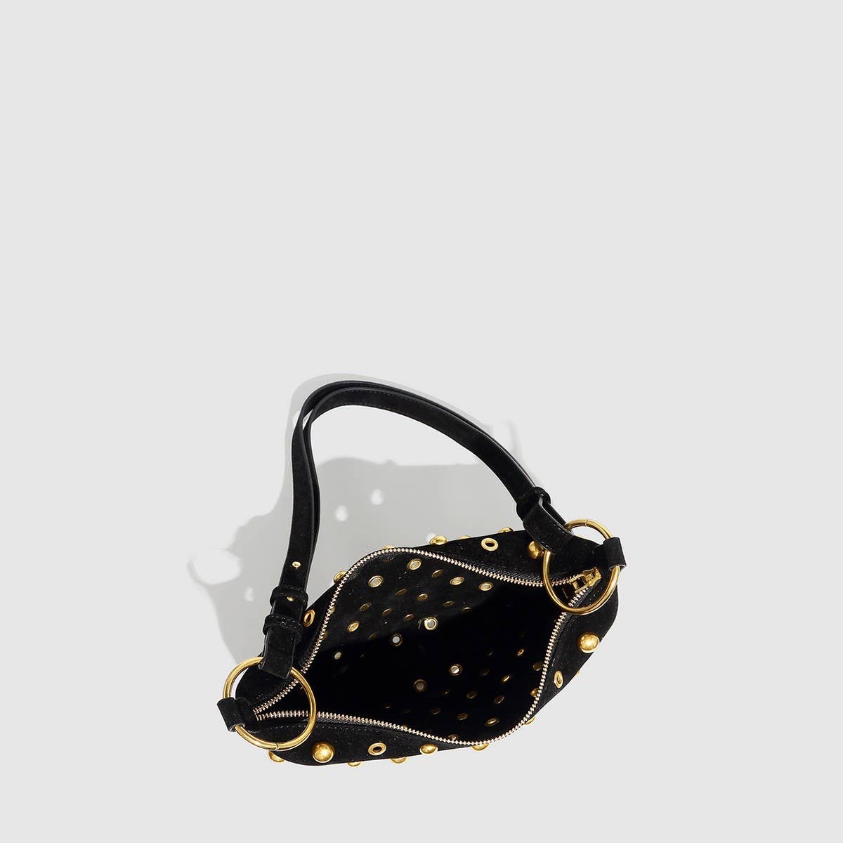 ACCITY - Stud & Grommet Shoulder Bag for Women