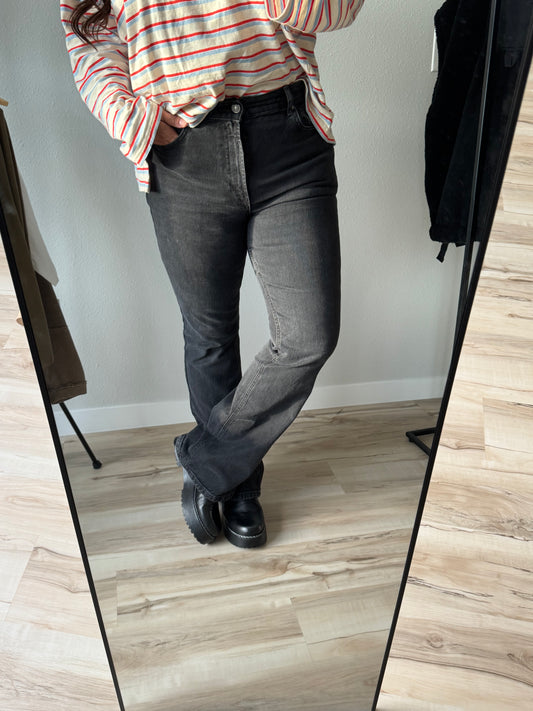 Double Knot High Rise Straight Jean