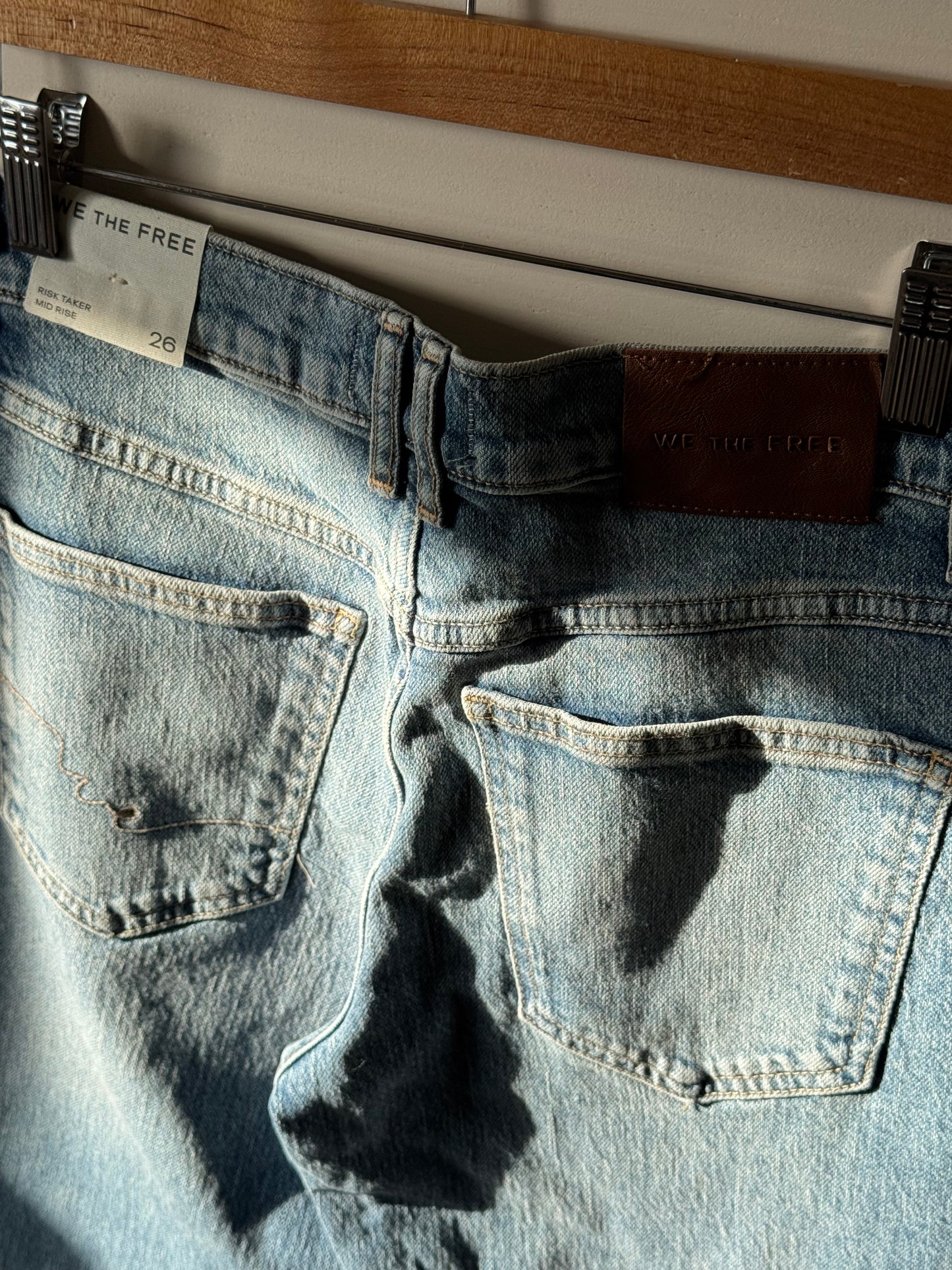 Free People - Risk Taker Mid-Rise Jeans