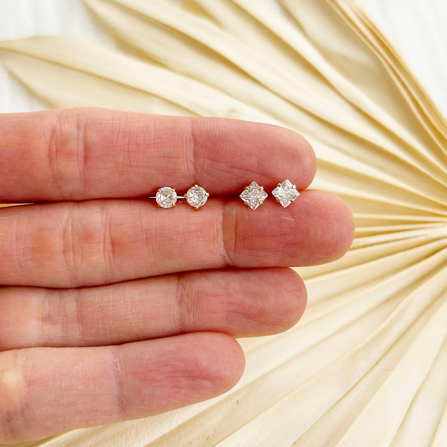 KARA | TOZER - Essential CZ Stud Set