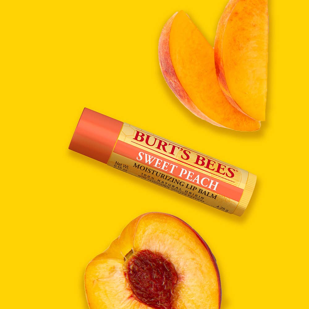 Burt's Bees - Sweet Peach Moisturizing Lip Balm With Beeswax