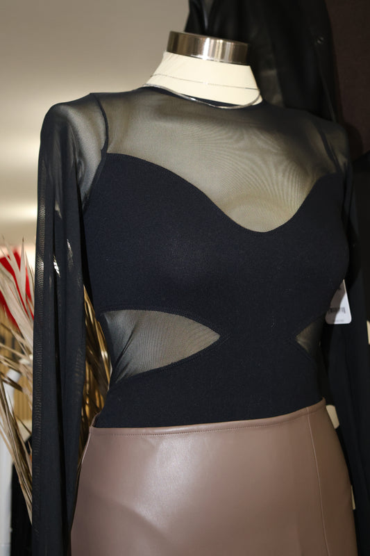 Free People All An Illusion Bodysuit