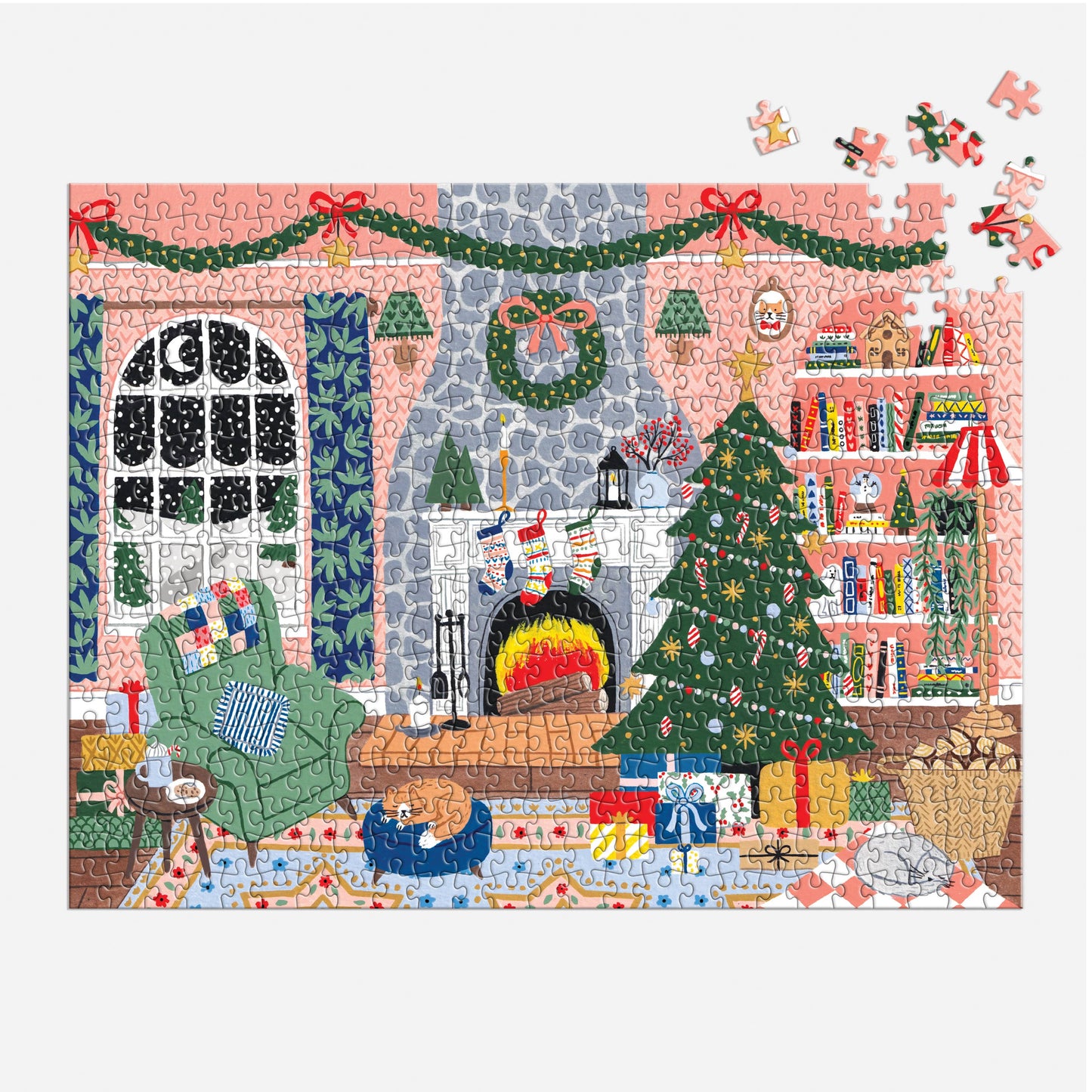 Chronicle Books - Home for the Holidays 500 Piece Advent Puzzle Calendar
