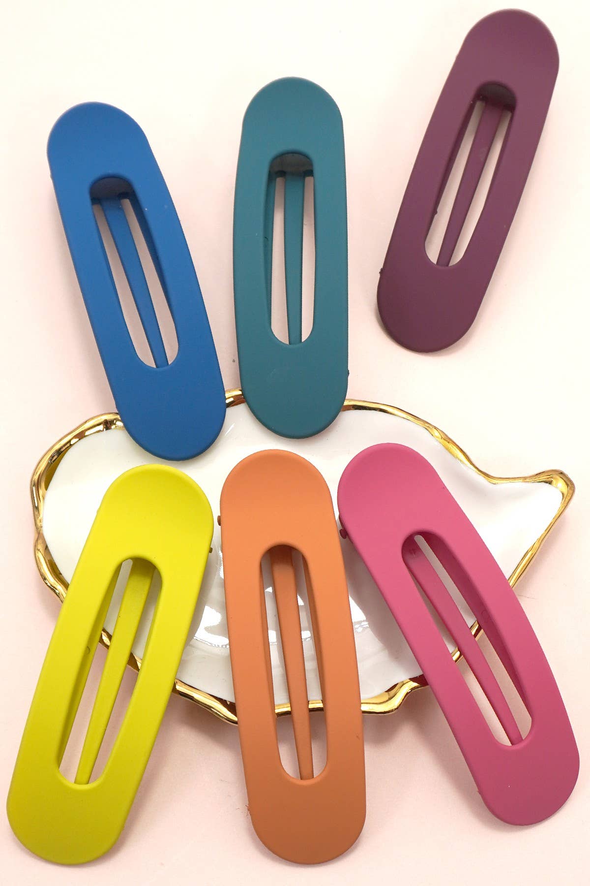 JOSSLYN by wall to wall - LARGE OVAL LAY DOWN FLAT HAIR CLAW