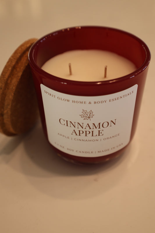 Cinnamon Apple - 9.5oz. Soy Wax Candle