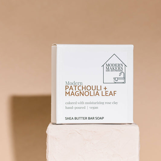 Modern Makers Provisions - Patchouli + Magnolia Leaf bar soap