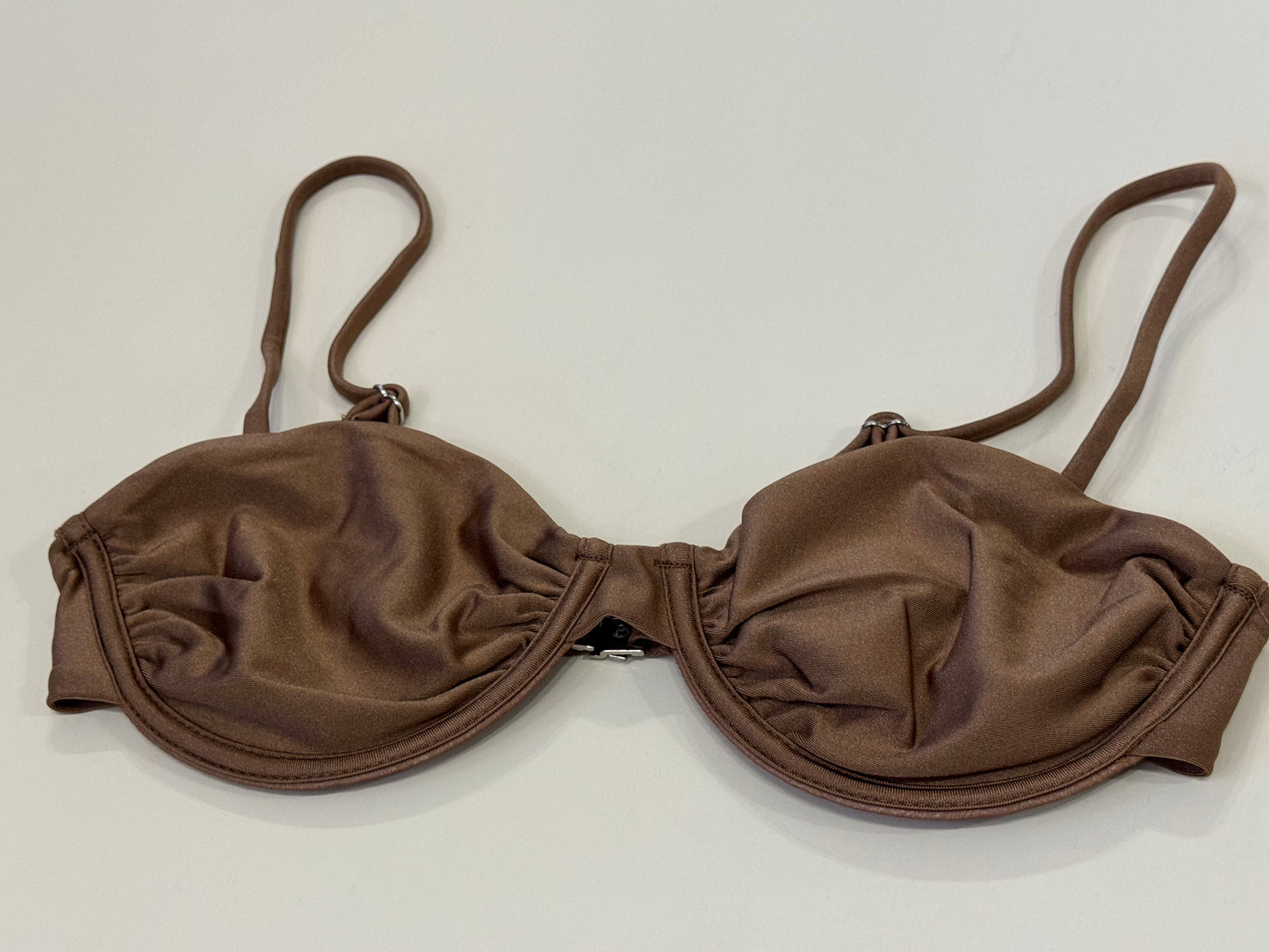 Sundaze Brunch - Shimmery Brown Bikini Top