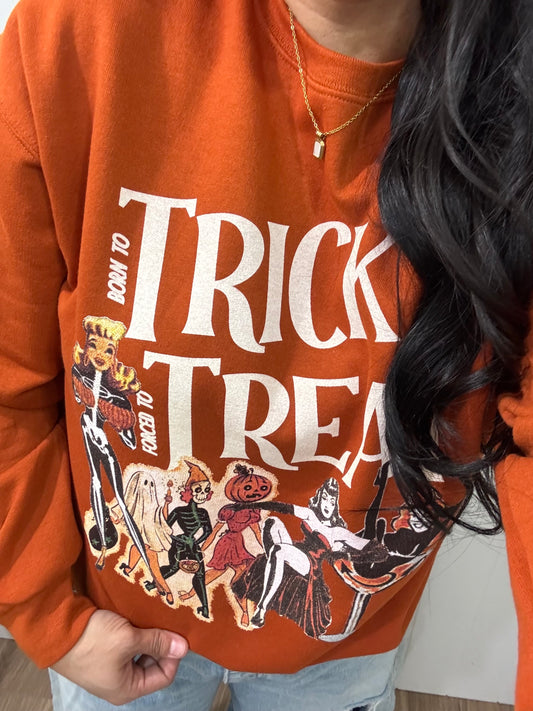 BORN TO TRICK SWEATSHIRT