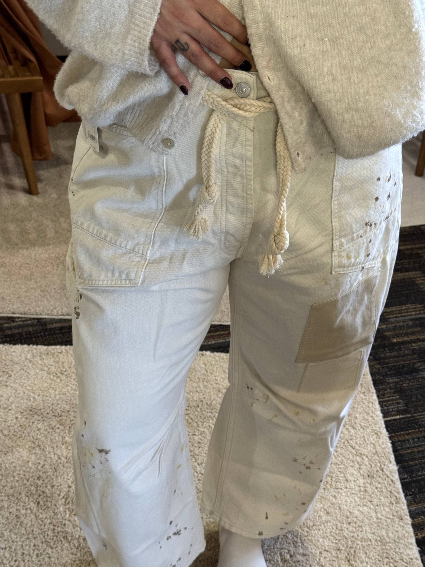 Free People Moxie Pull-on barrel jeans