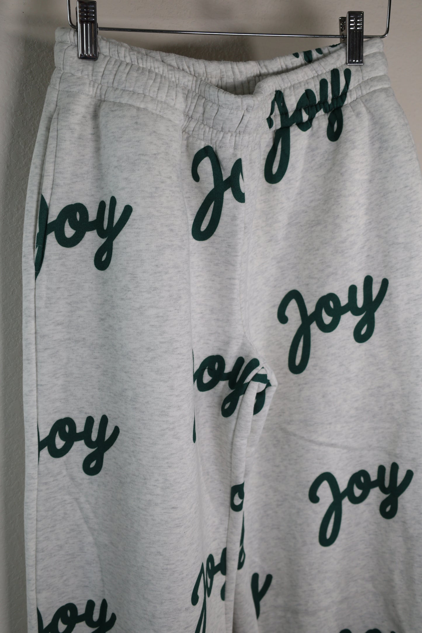 Peach Love- Joy Heather Gray Jogger Pants