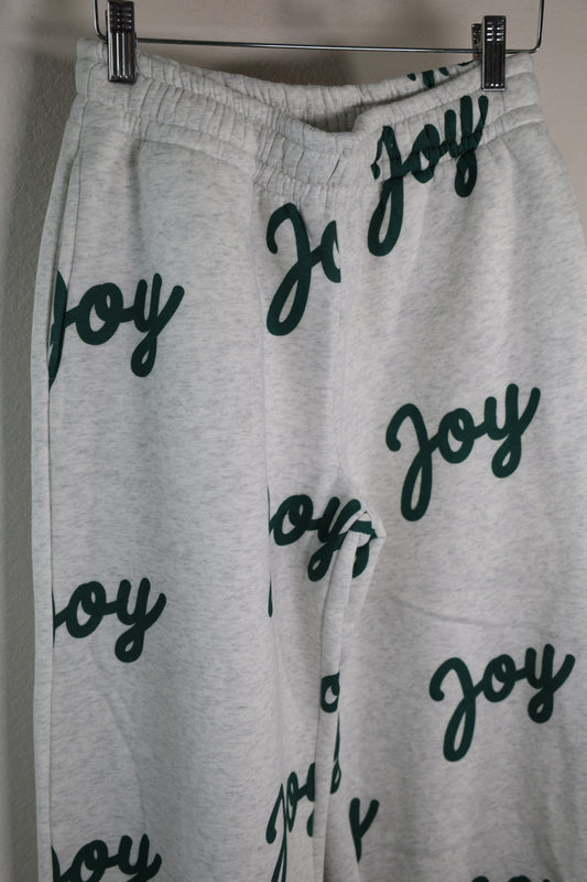 Peach Love- Joy Heather Gray Jogger Pants