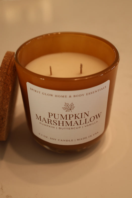 Pumpkin Marshmallow - 9.5oz. Soy Wax Candle 