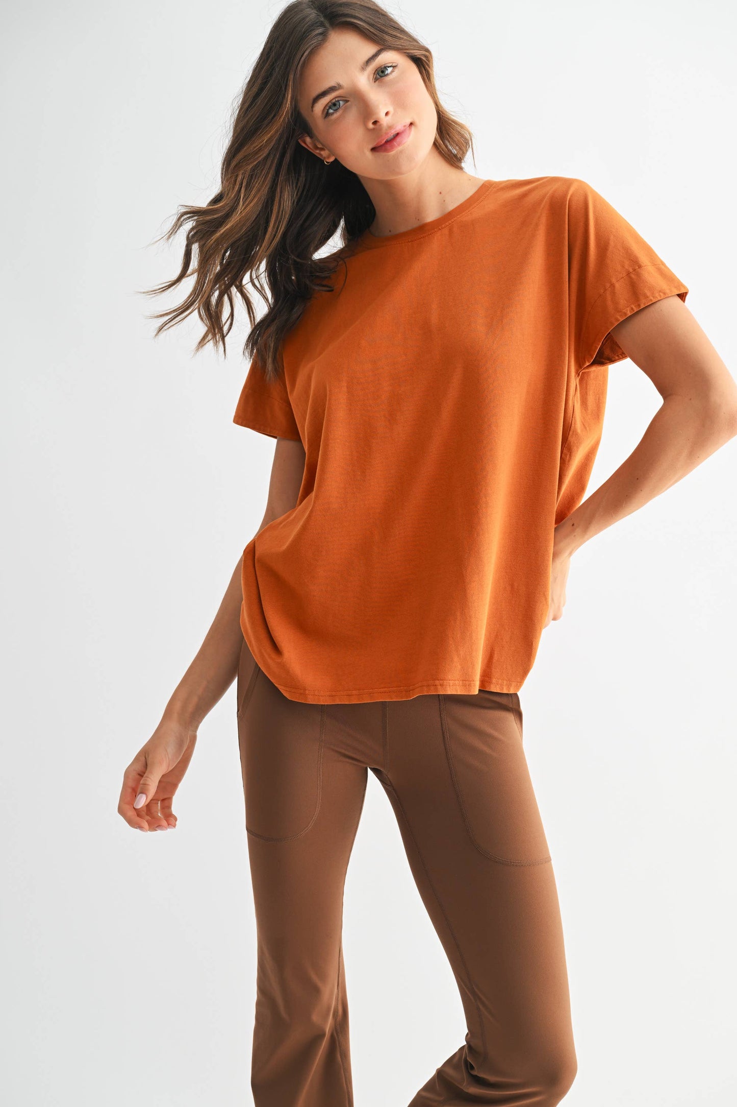 Mono B - Shoreline Pima Cotton Slouchy Tee