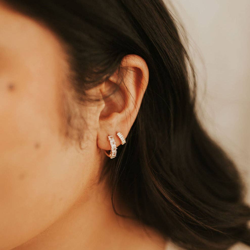 Mauve Jewelry Co. - Ivy Diamond Hoops