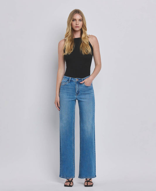 FLYING MONKEY - HIGH RISE WIDE JEANS