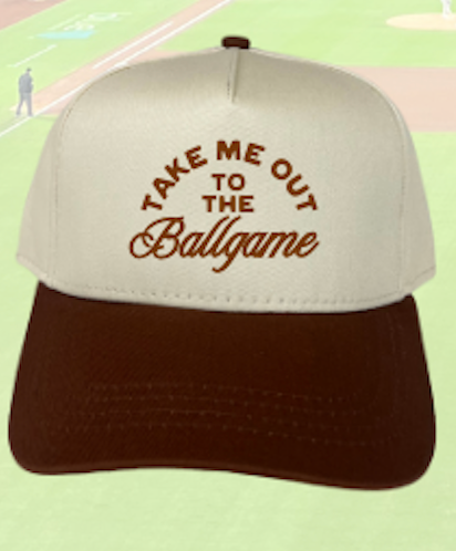 Ruby Moon - Take Me Out To The Ballgame-Baseball Game Hat