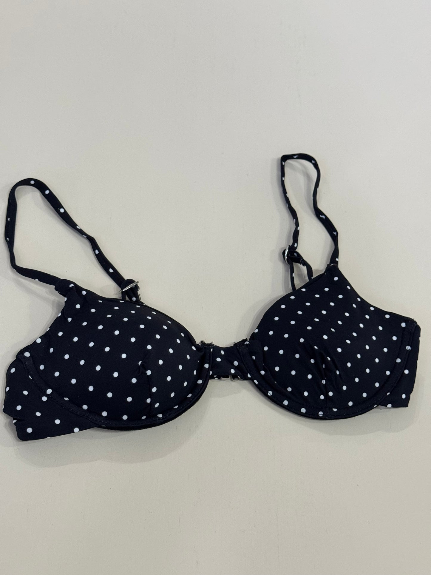 Sundaze Brunch - Black & White Polkadot Bikini Top