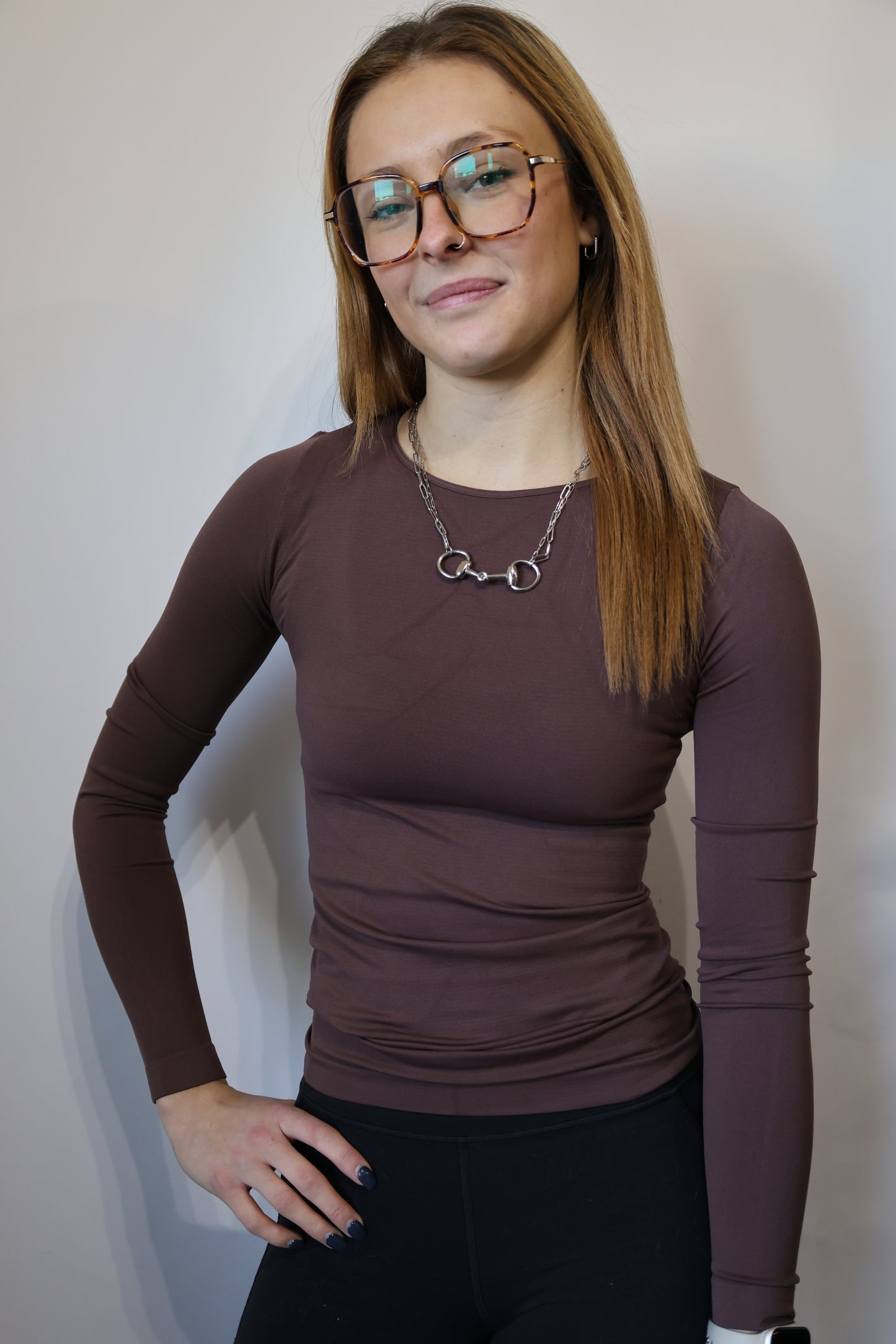 NIKIBIKI - Long Sleeve Crew Neck Top