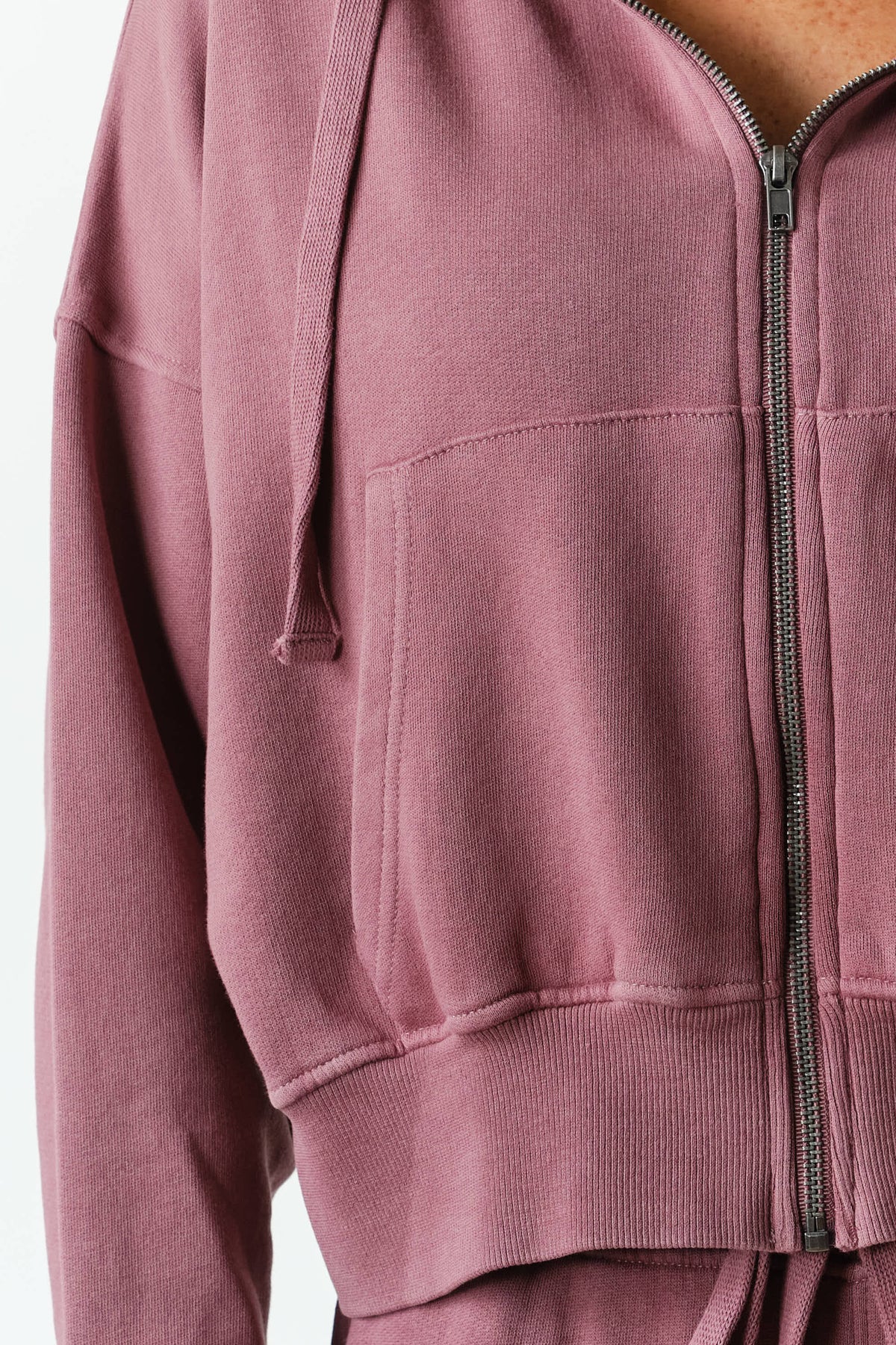 Mono B - Urban Ease Mineral Wash Hoodie Jacket