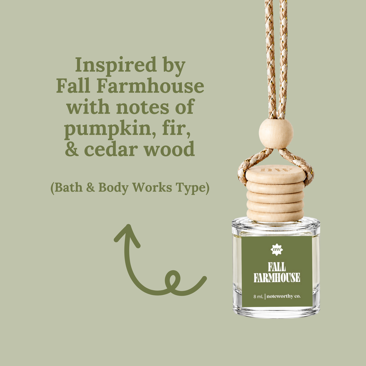 Fall Scented Glass Car Diffusers