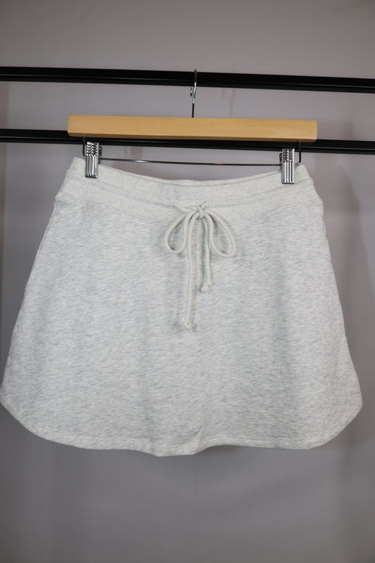Wishlist - Heather Grey Mini Skort w/ Elastic Waist