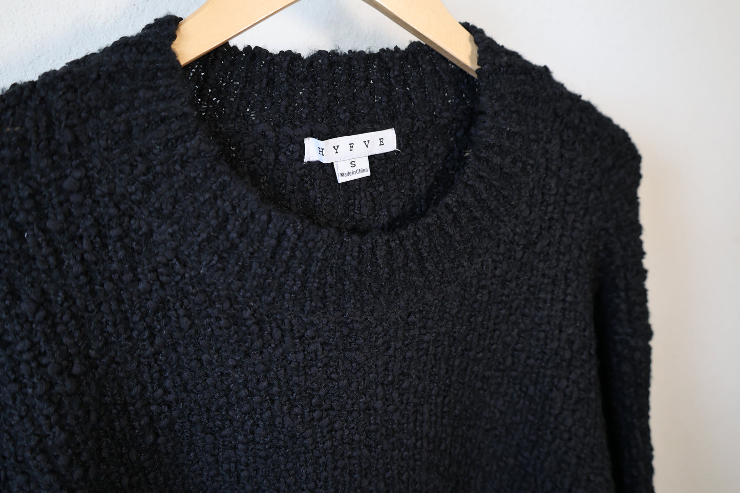 HYFVE - Popcorn Knit Cropped Pullover