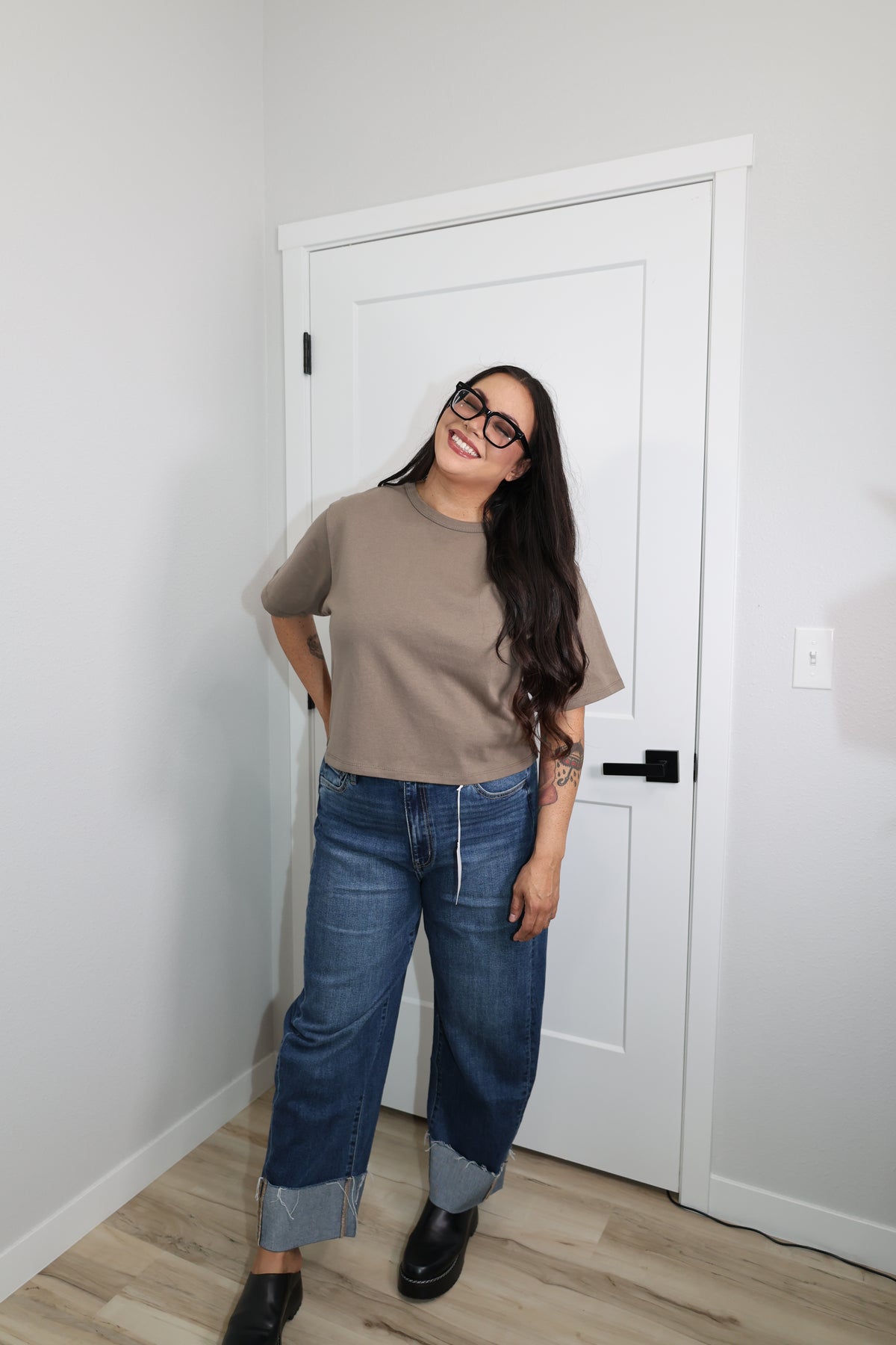 Had A Feeling short sleeve knitted top