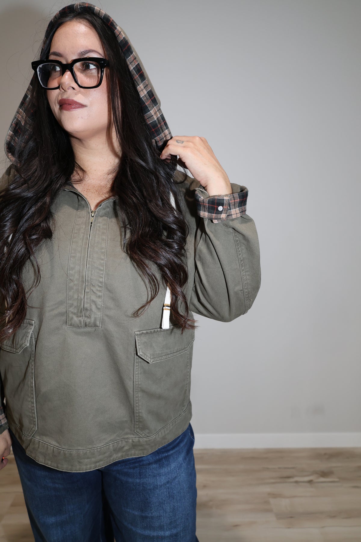 Northbound 1/2 front zip hoodie