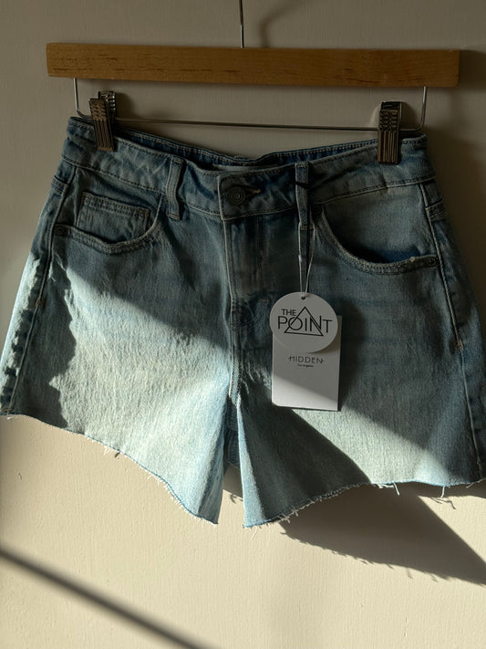 Hidden Jeans - Ava 4" Inseam Vintage Wash Denim Shorts