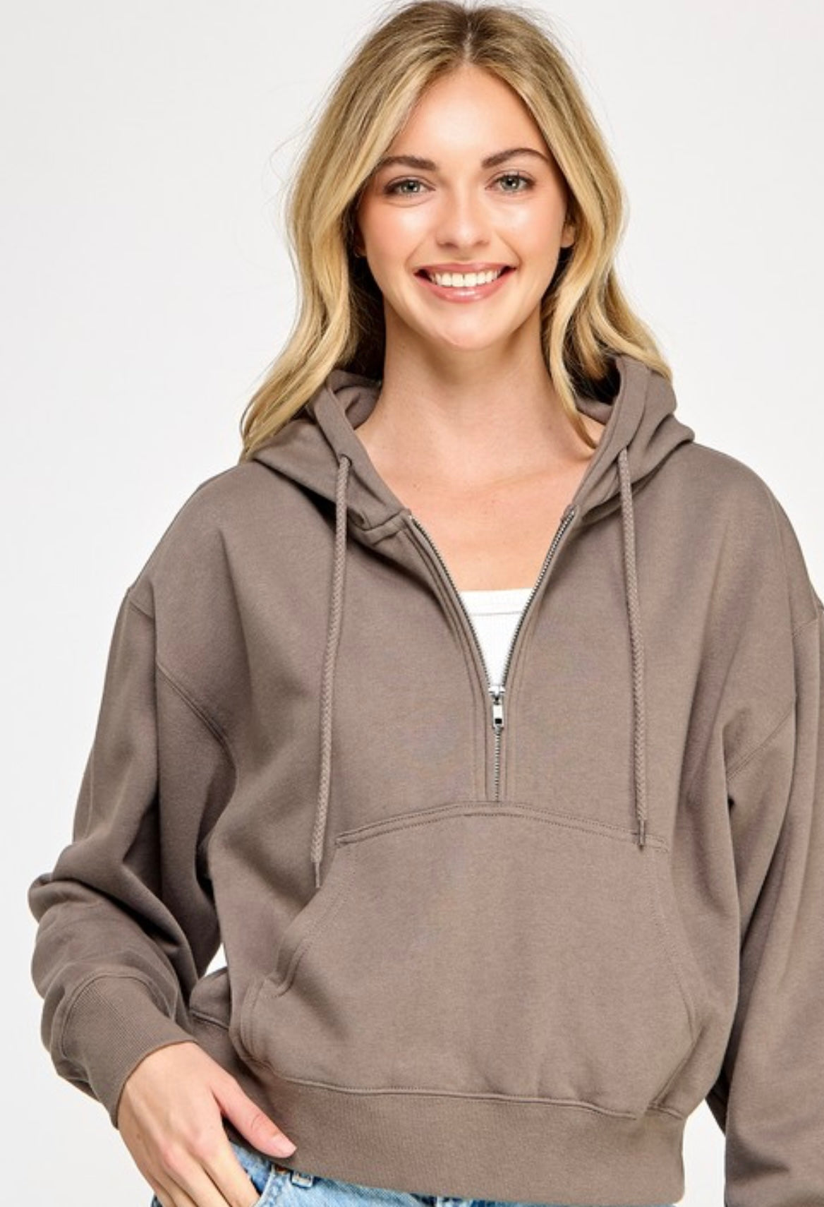 Reflex pullover half zip sweatshirt