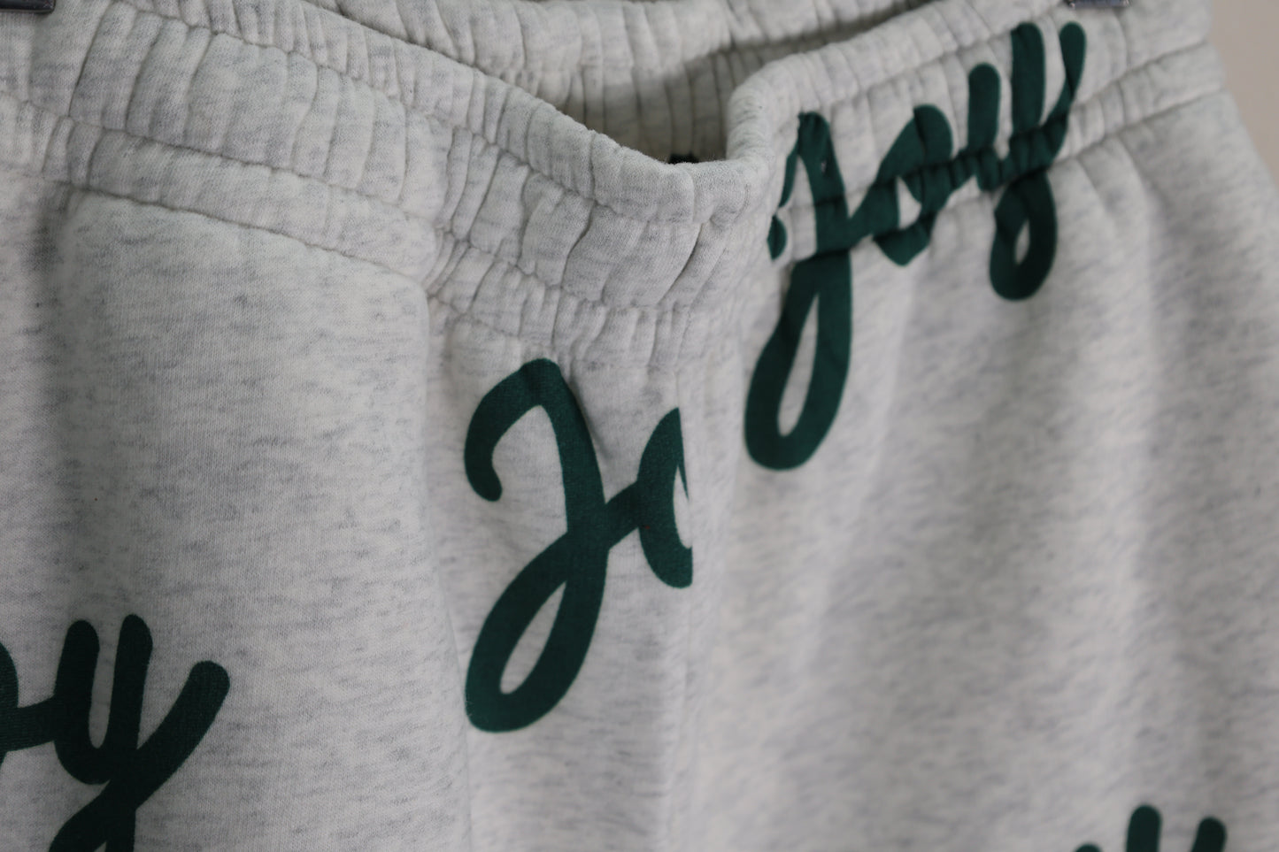 Peach Love- Joy Heather Gray Jogger Pants