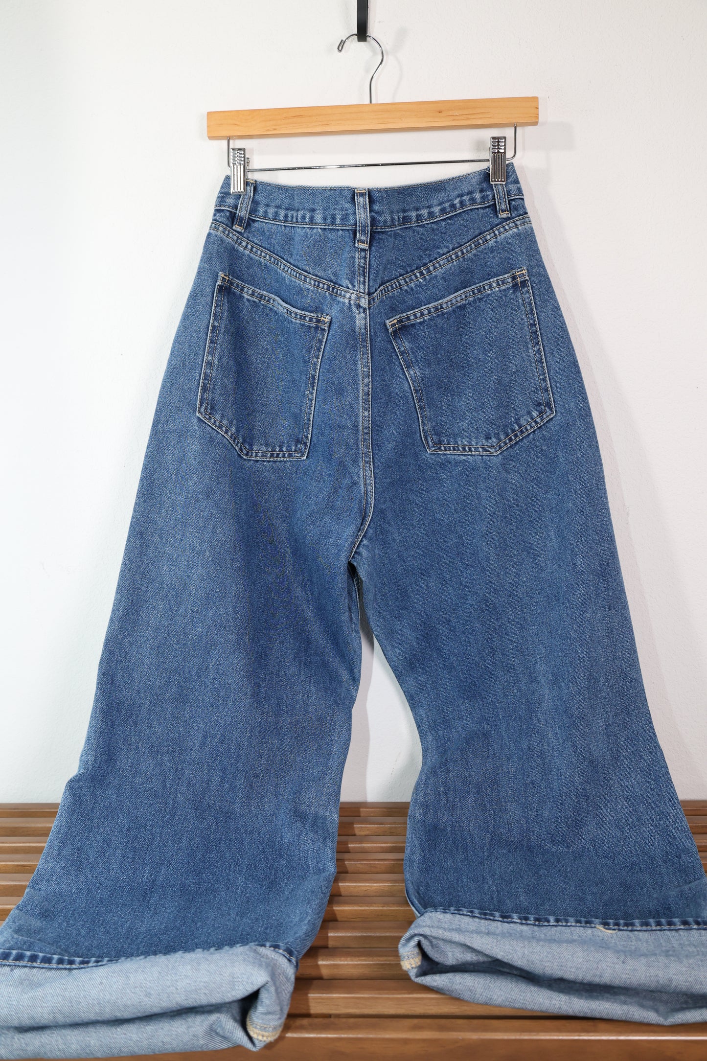 Bluivy - HIGH RISE DISTRESSED DENIM JEANS