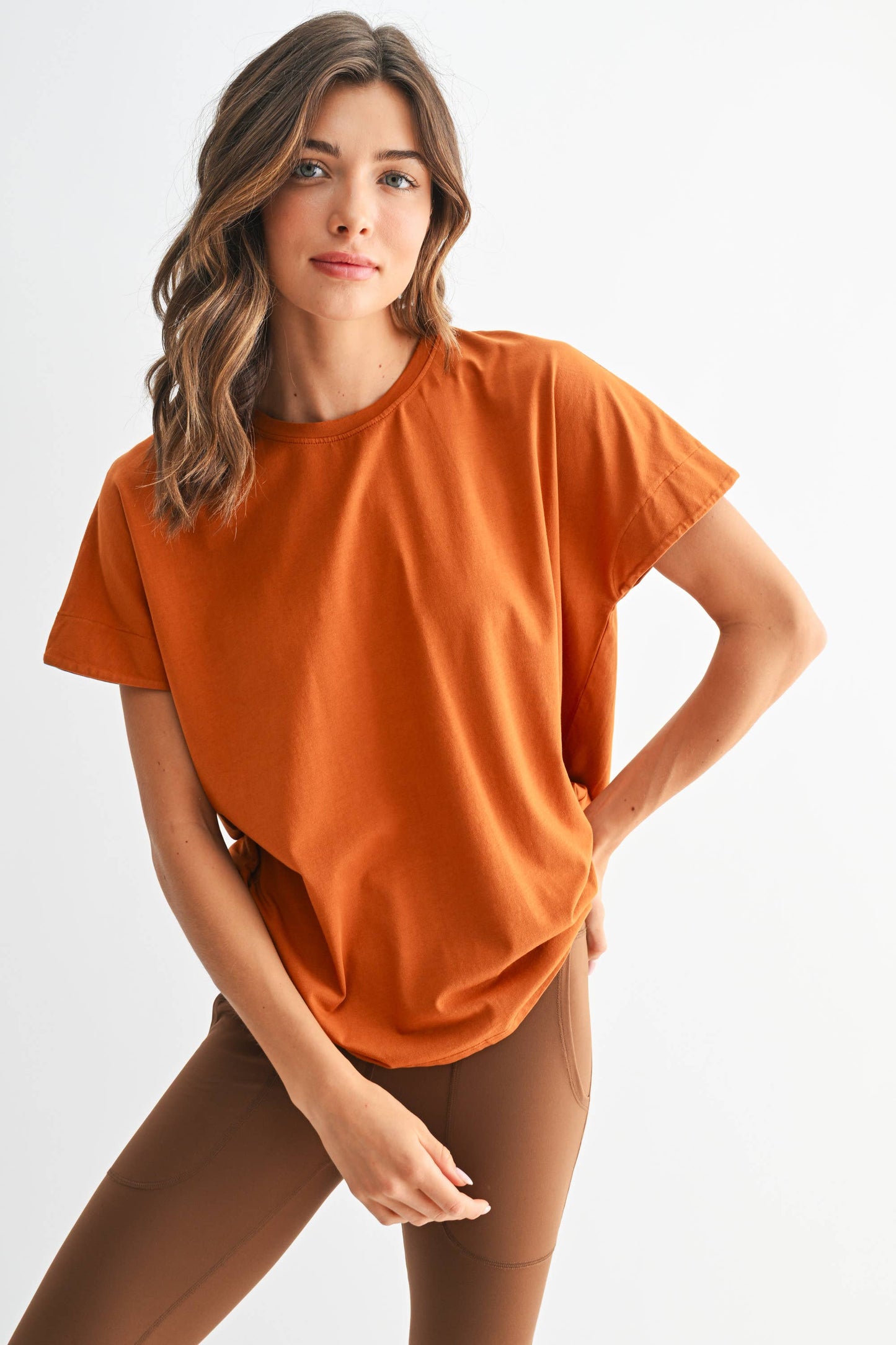 Mono B - Shoreline Pima Cotton Slouchy Tee
