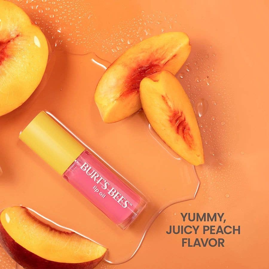 Burt's Bees - Pink Sky Lip Oil With Jojoba Oil 0.5 oz. Blister Box