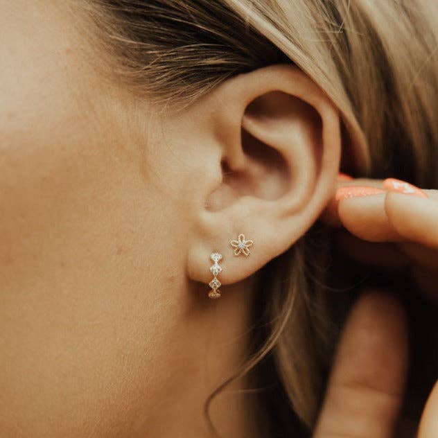 Mauve Jewelry Co. - Alice Diamond Hoops