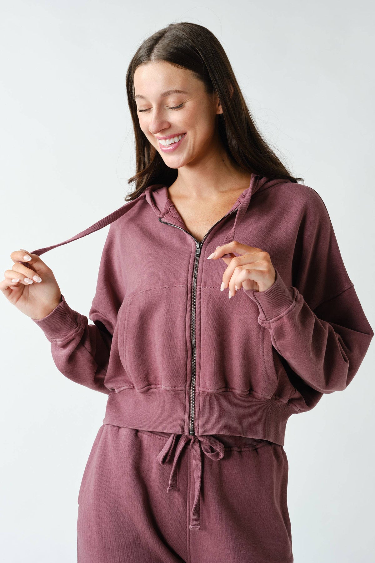 Mono B - Urban Ease Mineral Wash Hoodie Jacket