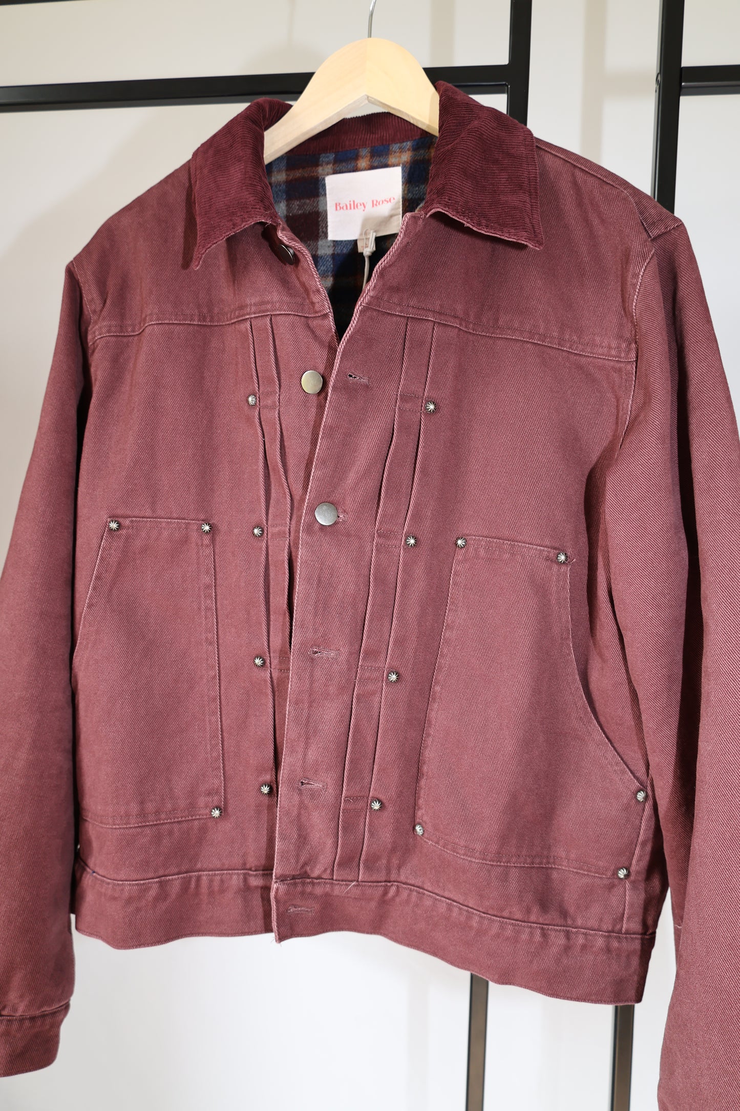 Bailey Rose - Vintage Studded Denim Jacket