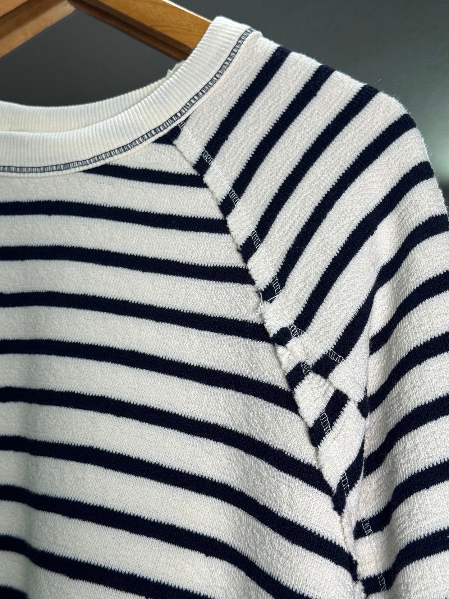 Wishlist Apparel - OVERSIZED STRIPED KNIT TOP