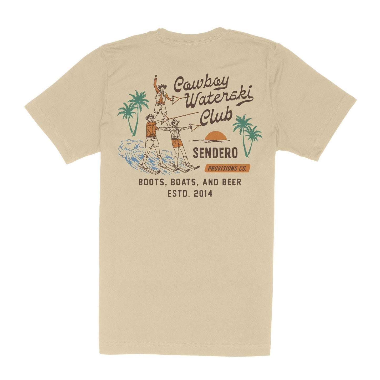 Sendero Provisions Company - Cowboy Waterski Club T-Shirt