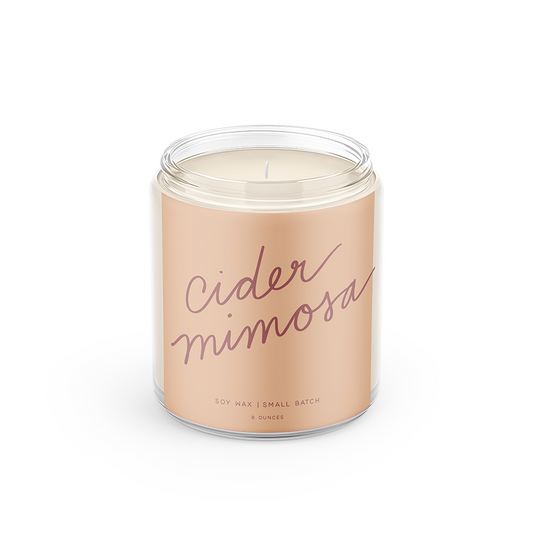 Poured Goods - Cider Mimosa - 8oz Soy Candle