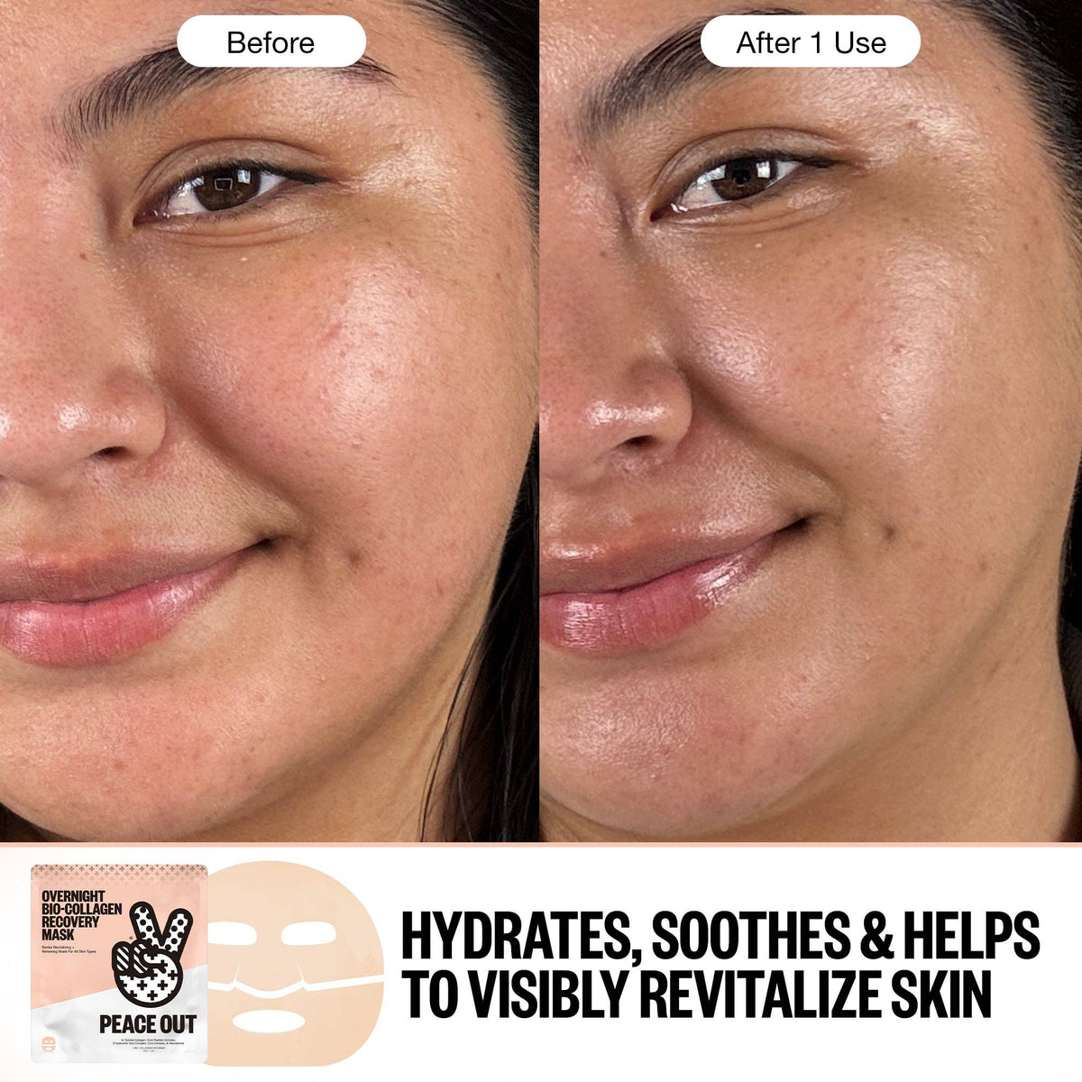 Peace Out Skincare - Barrier Revitalizing & Renewing Overnight Recovery Mask