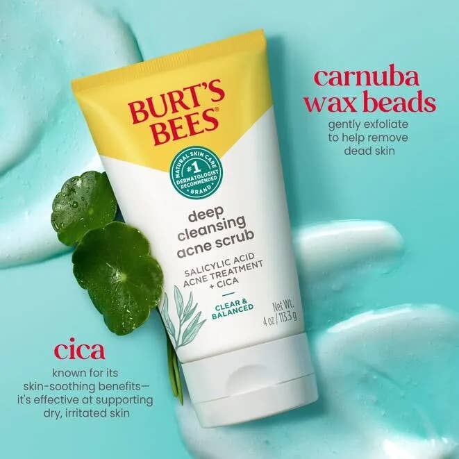 Burt's Bees - Natural Acne Solutions Deep Cleansing Scrub-Salicylic Acid