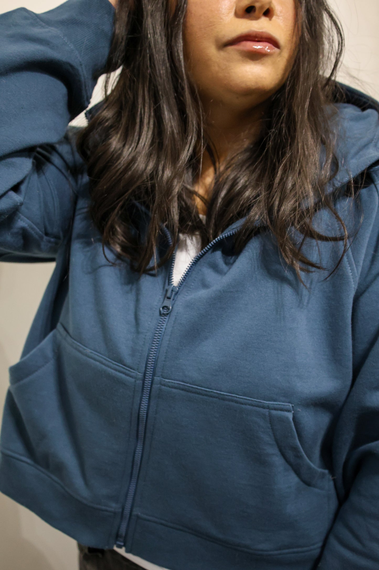 Mono B - SoftStructure Zip-Up Fleece Hoodie